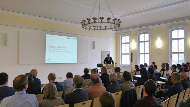 Welcome by Wolfgang Tiefensee, Thuringian Minister of Economy, Science and the Digital Society